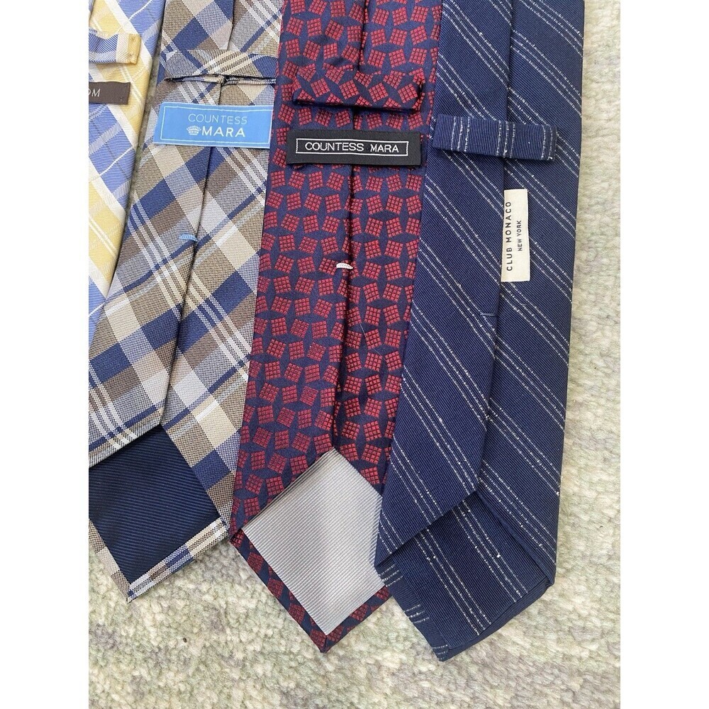 LOT (13) DESIGNER TIES - Christian Dior Brooks Brothers Armani Countess Mara - Picture 7 of 10